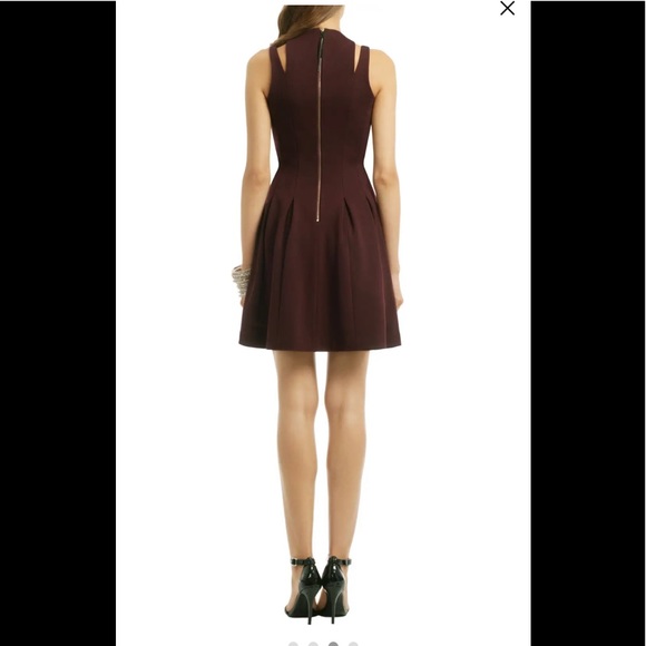 Rebecca Taylor
Bordeaux Wine Peeping Out Cutout Detail Cocktail Dress - Picture 3 of 6